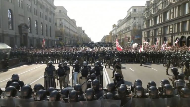 Беларуският президент Александър Лукашенко е бил в своята резиденция в