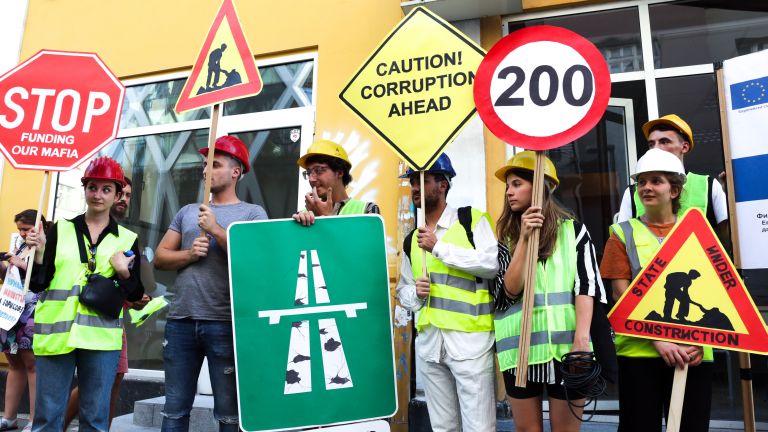 На 54-ия ден от антиправителствените протести се проведе акция Масово