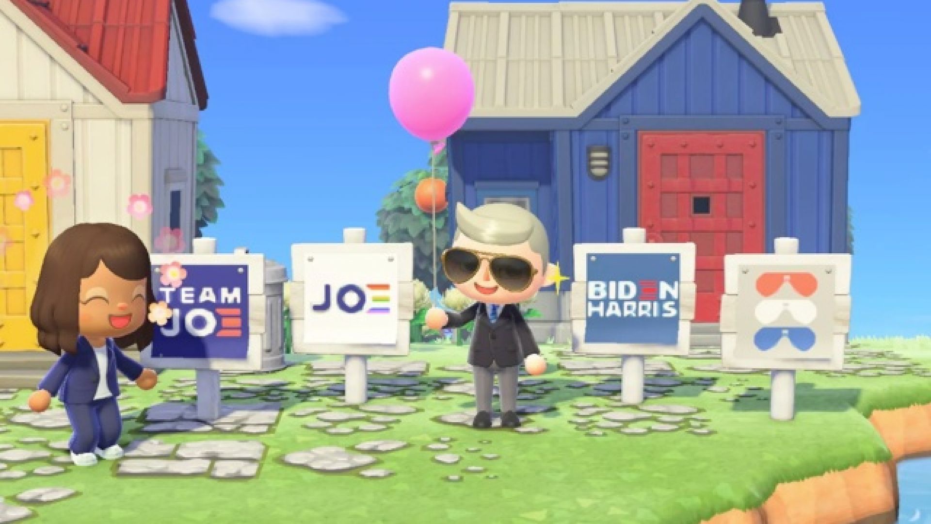 Джо Байдън започна да рекламира в играта Animal Crossing