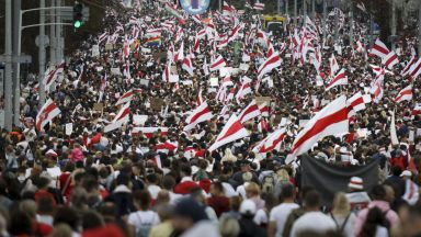 Беларуските сили за сигурност са задържали 194 участници в протестната