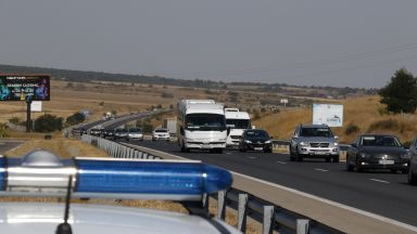 Катастрофа между два камиона е станала на магистрала Тракия Заради
