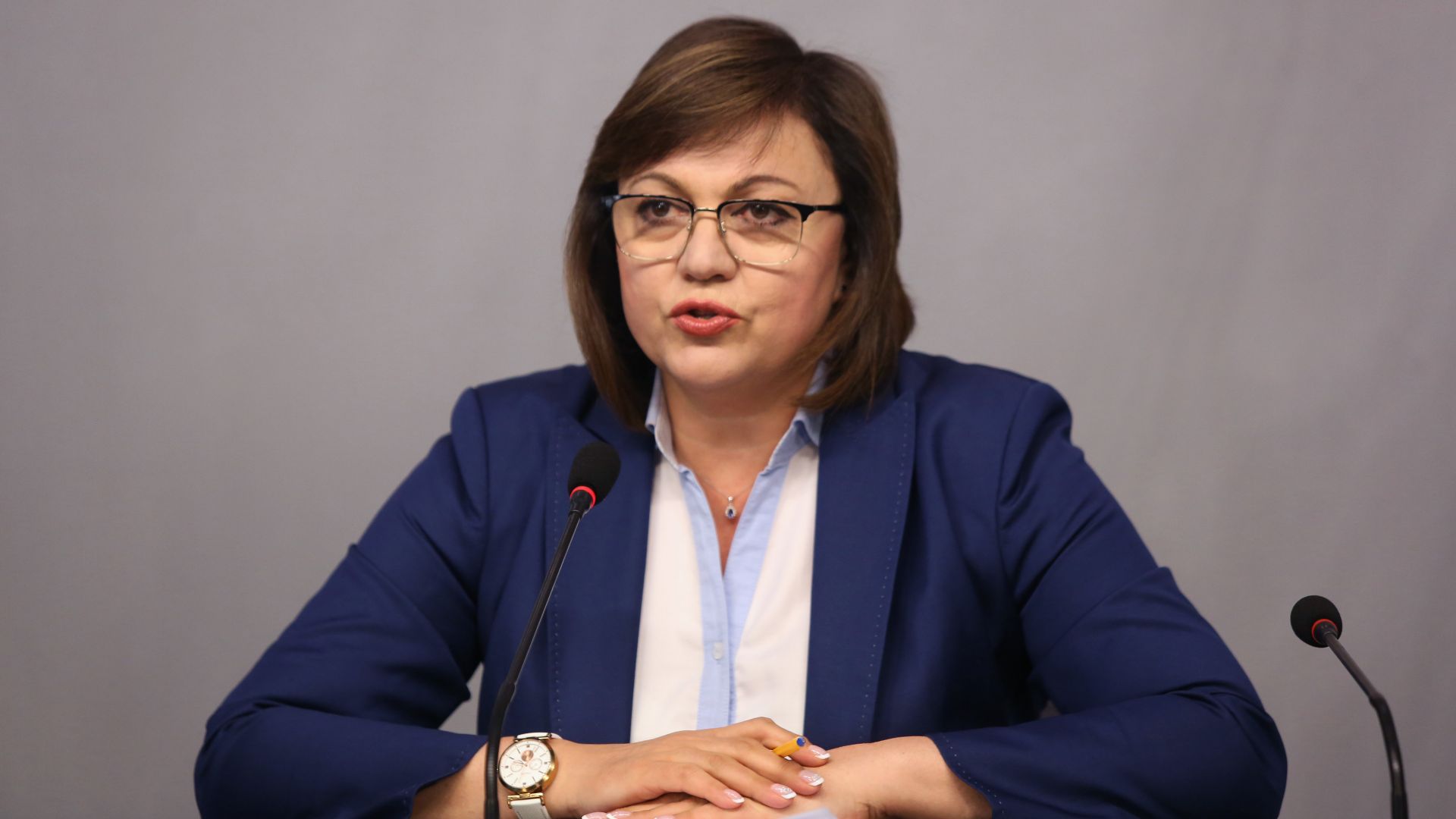 Корнелия Нинова с първа изява след избора  в БСП
