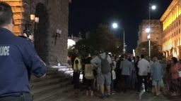 71-а вечер на протести: Сливи и "оставка" за Караянчева (видео)