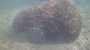 Открита е стара руска силно корозирала мина в морето край