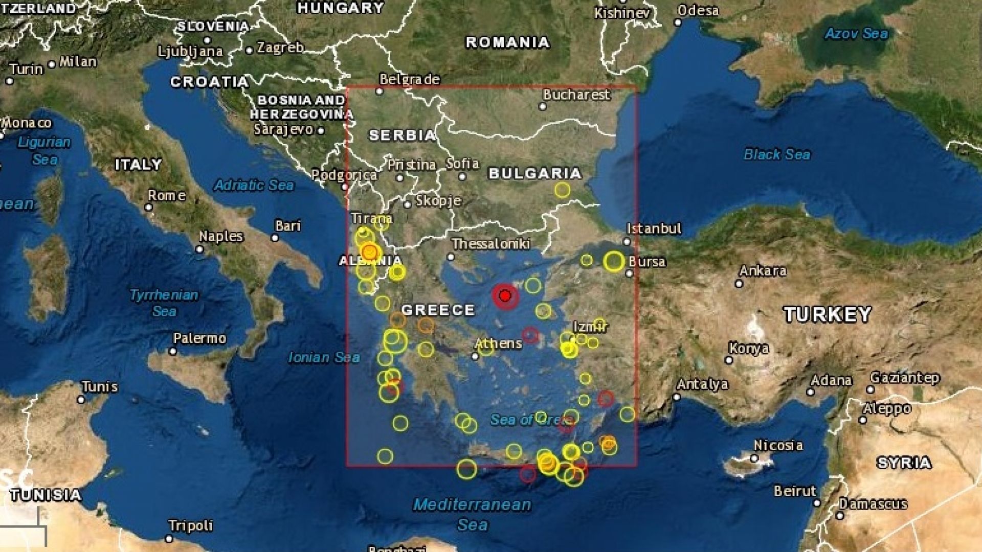 Силно земетресение в Егейско море разлюля и България