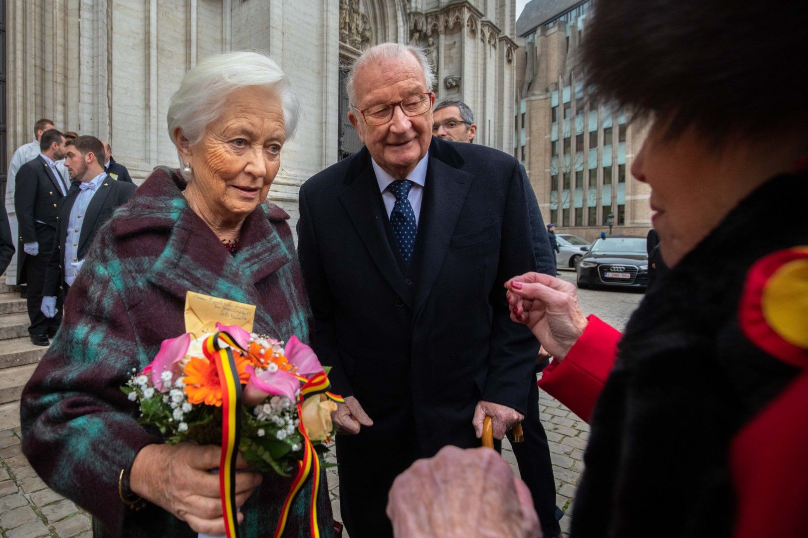 Кралят на Белгия Албер Втори и кралица Паола, снимани в Брюксел на 15  ноември 2019 г. 