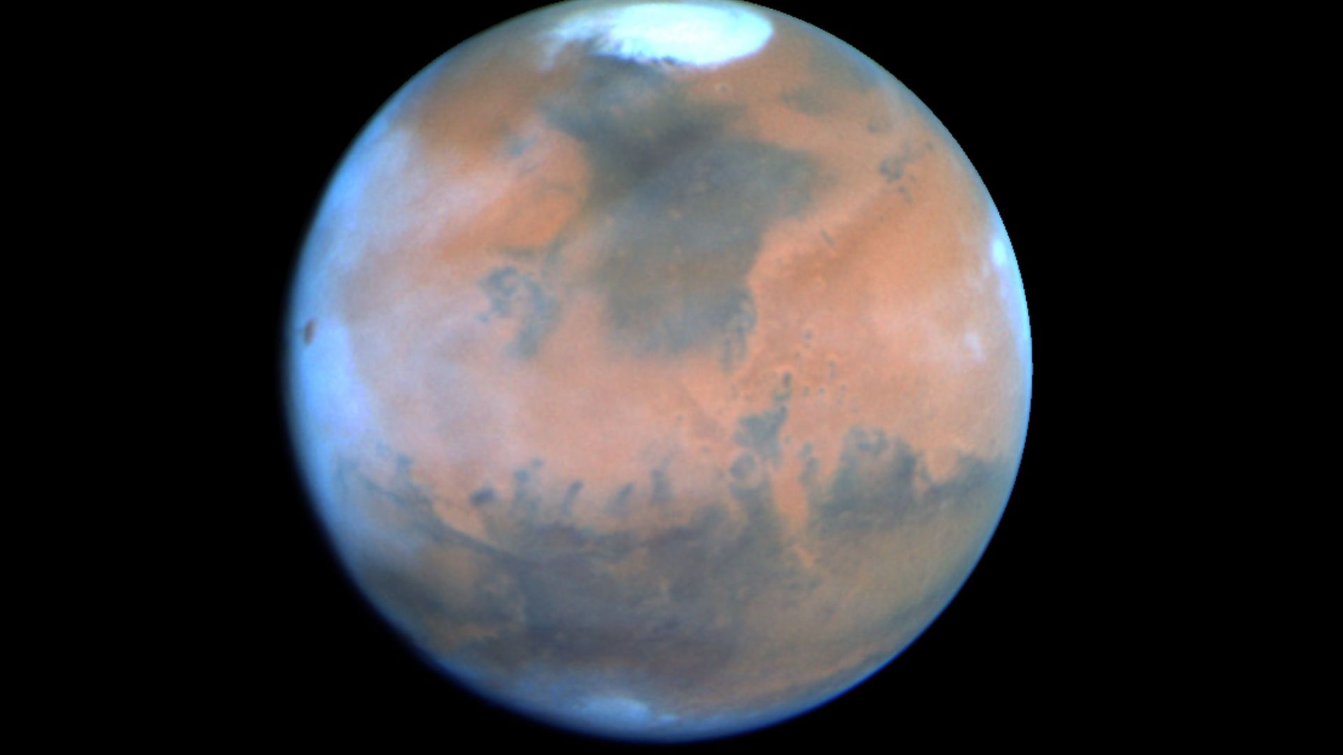 Водна пара беше открита в атмосферата на Марс