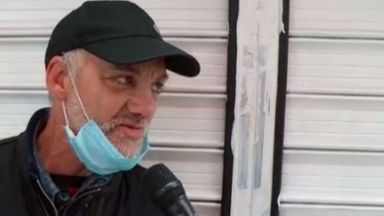 Бездомникът Любомир Данчев който излежа 4 годишна присъда за причиняването на