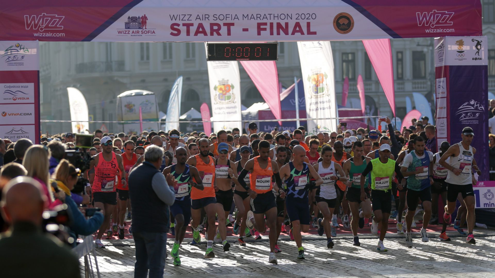 Грозна случка на Софийския маратон - мъж умишлено избута сръбска фаворитка за победата
