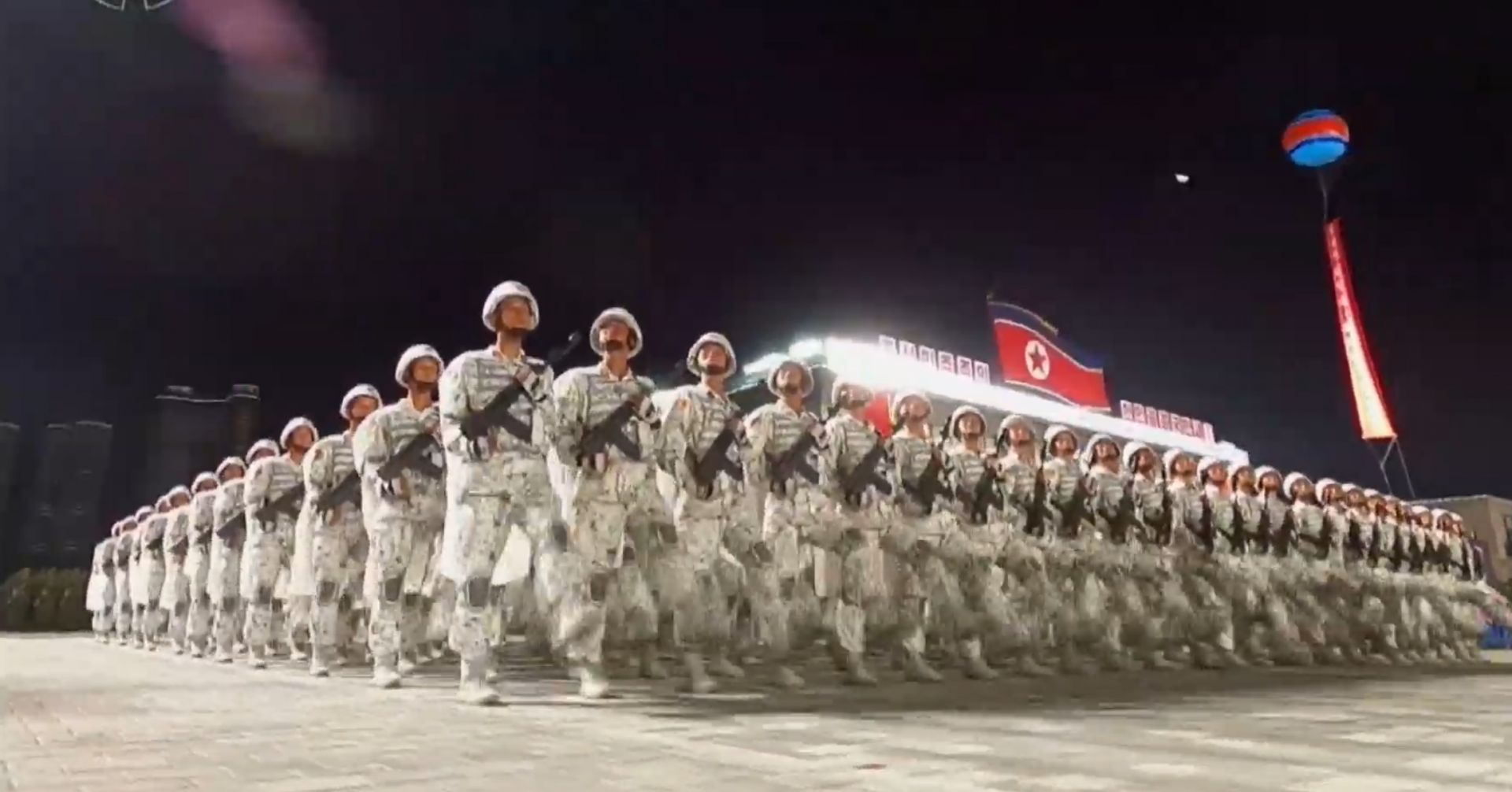 Зимната маскировка на войниците на Северна Корея