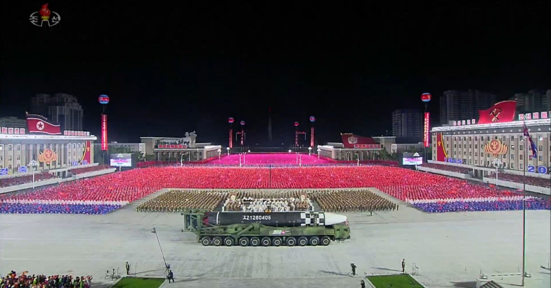 Пхенян показа най-мощната си ракета през 2020 година