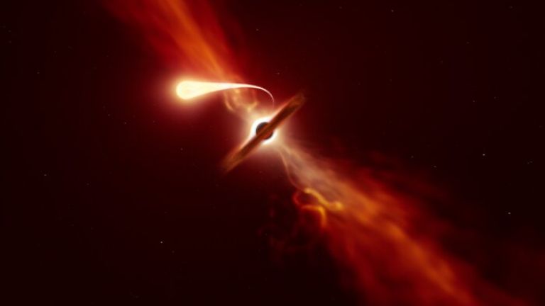 Откриха скрита свръхмасивна черна дупка
