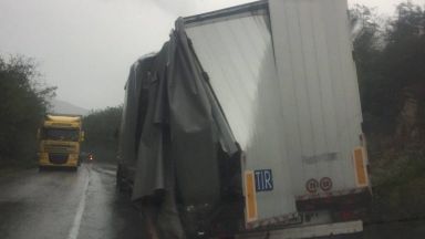 Три камиона катастрофираха в Прохода на Републиката в района на