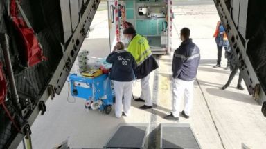 Военновъздушните сили успешно транспортираха със самолет С 27 Спартан тримесечно бебе