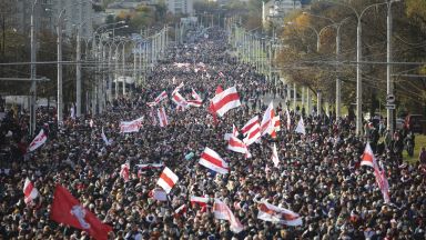 Хиляди на Партизански марш в Минск, над 200 арестувани