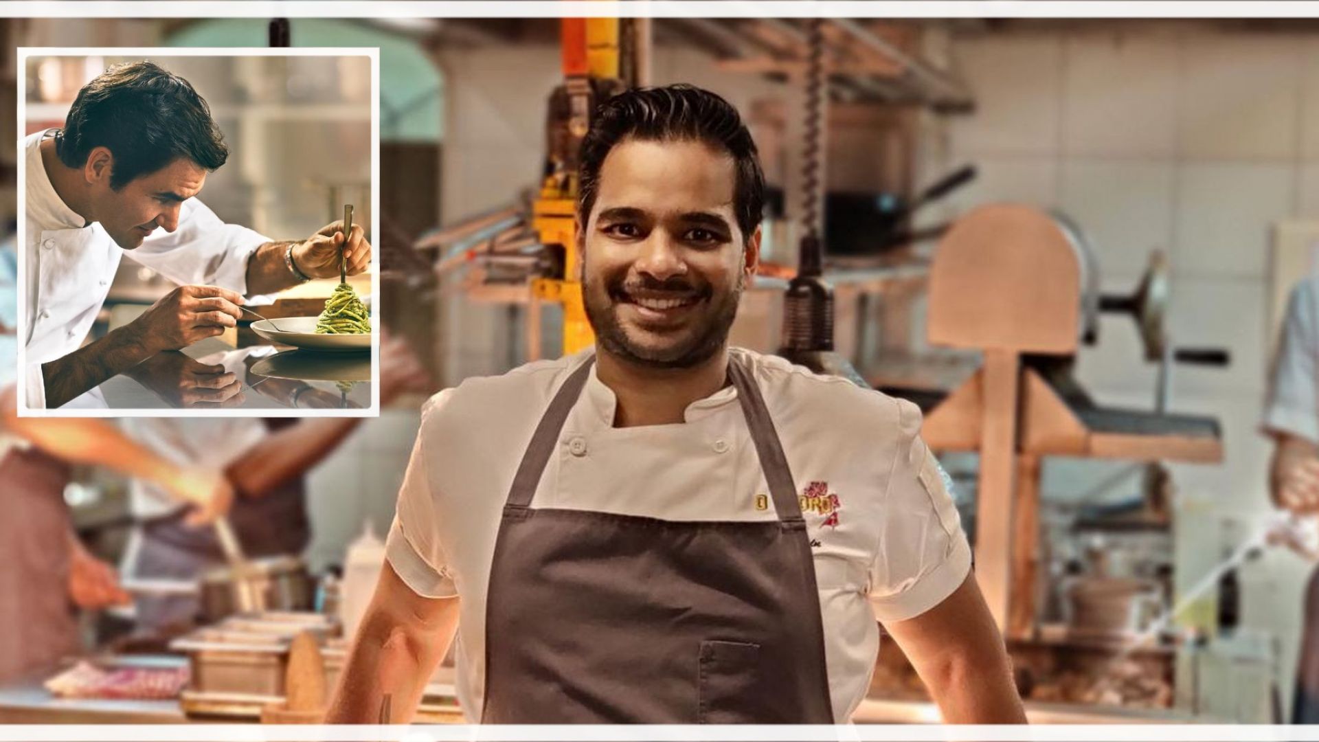 Индийски готвач разказа за времето, когато е бил част от огромния екип на Федерер
