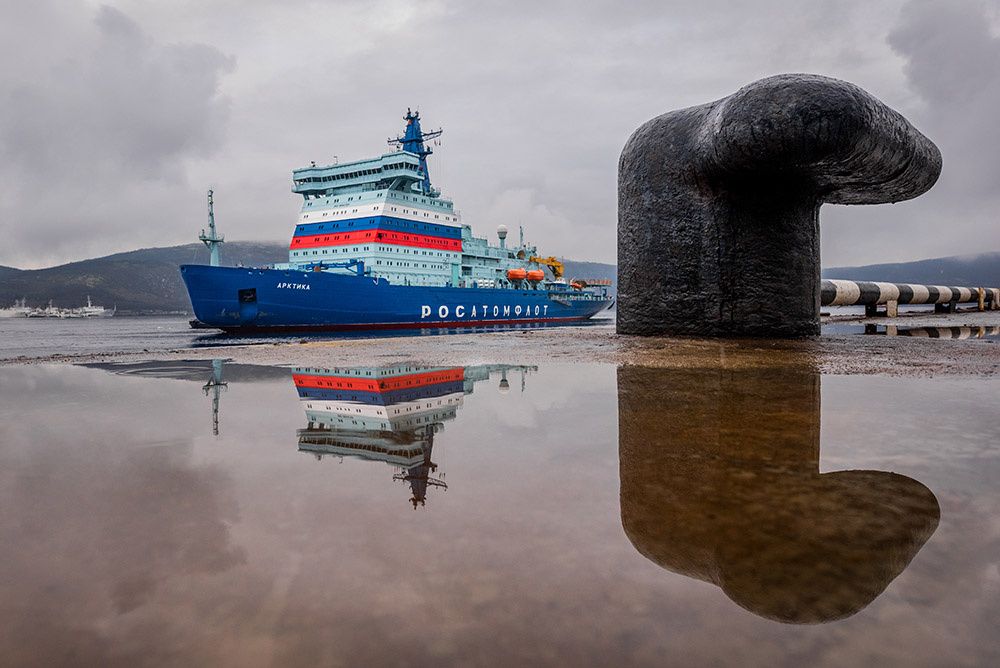 Най-мощният в света атомен ледоразбивач "Арктика"