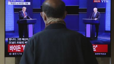 Президентът на САЩ Доналд Тръмп и неговият съперник демократ Джо