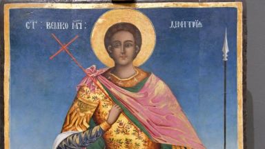 Българската православна църква почита днес паметта на Свети Великомъченик Димитрий