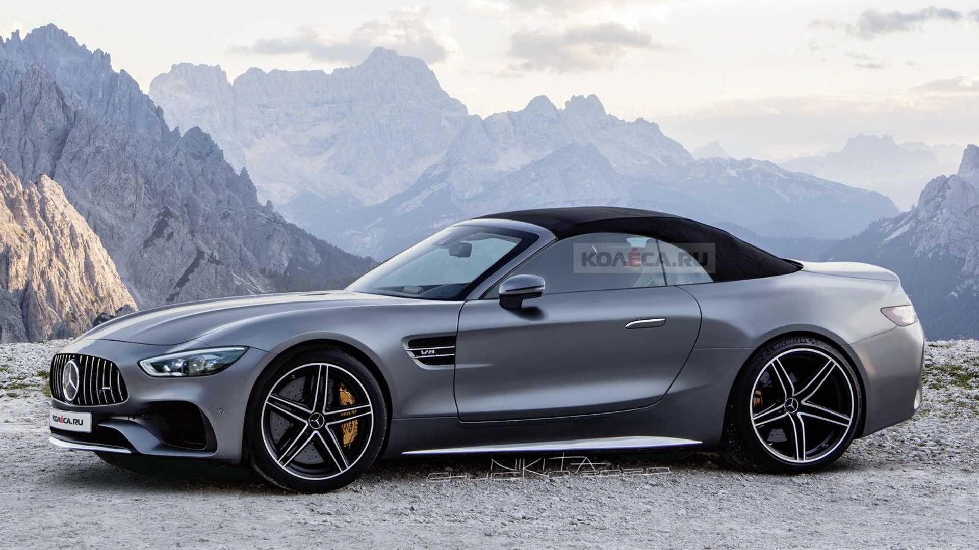 Mercedes тества следващото поколение SL в Германия (видео)