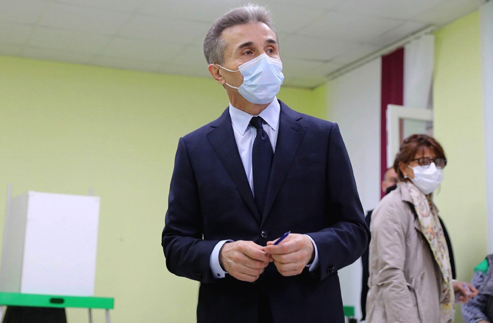  Лидерът на "Грузинска мечта", бизнесменът Бидзина Иванишвили отбеляза третата изборна победа на партията