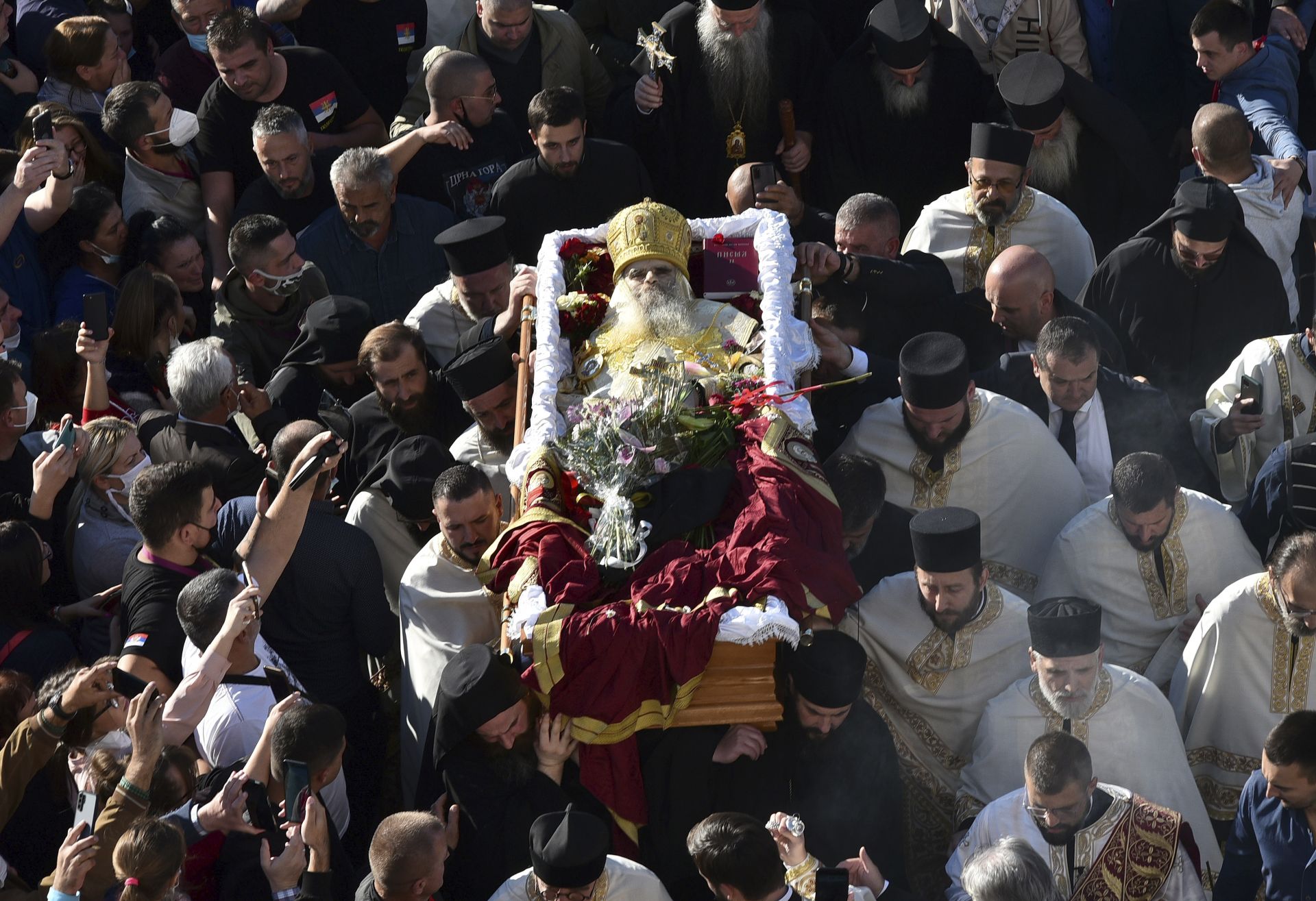 Амфилохий Черногорский похороны