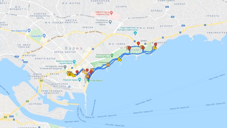 Във връзка с провеждането на Маратон Варна 2020 в сряда