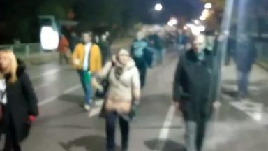 За поредна вечер и без Отровното трио протестиращи блокираха бул Дондуков