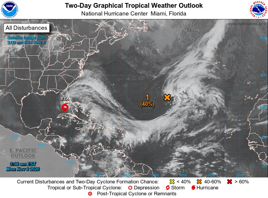 Още тайфуни в Тихия, възможни урагани Тета и Йота-в Атлантическия океан