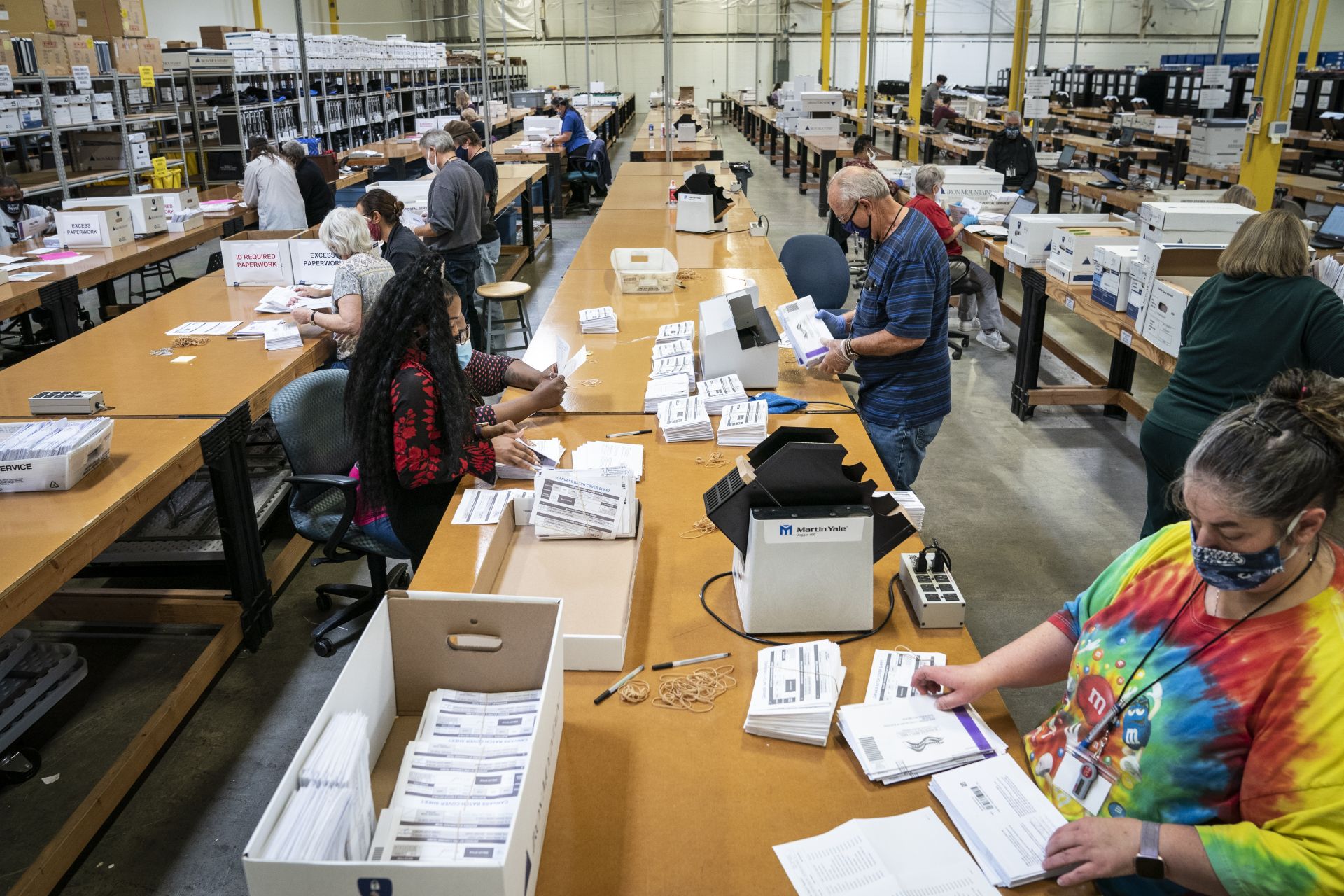 Обработка на вота по пощата в САЩ