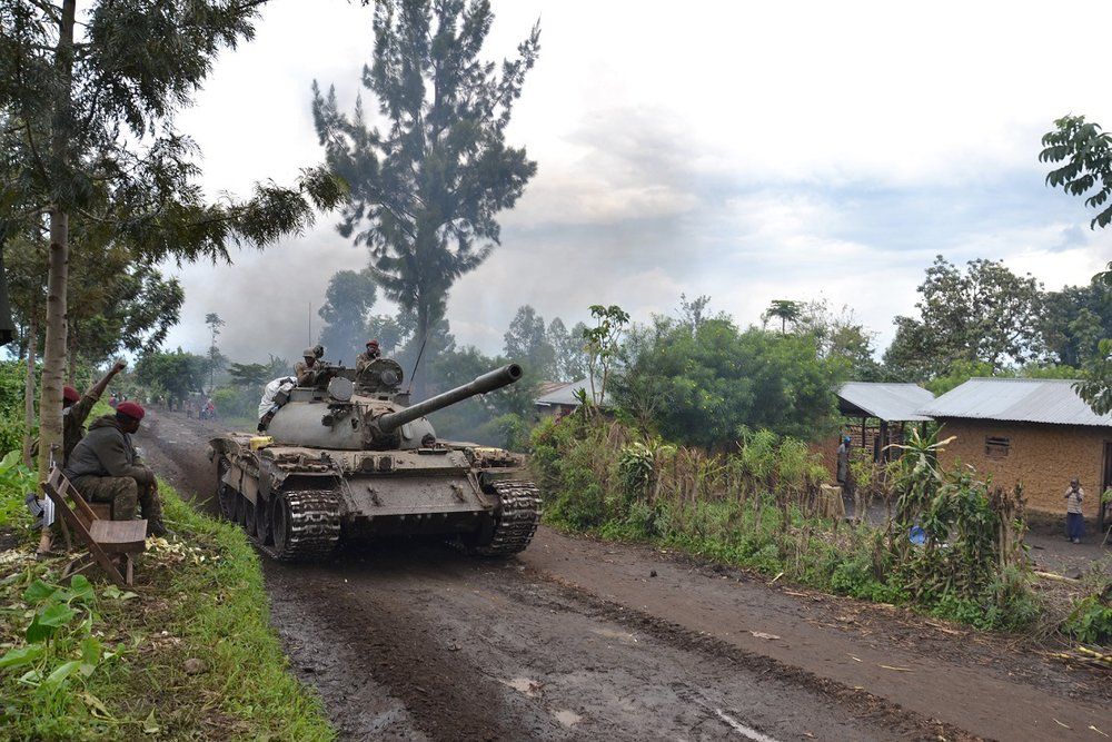 Т-55 в Конго