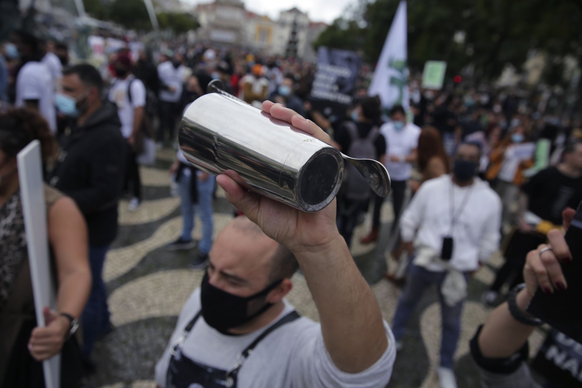 The protests in Portugal 