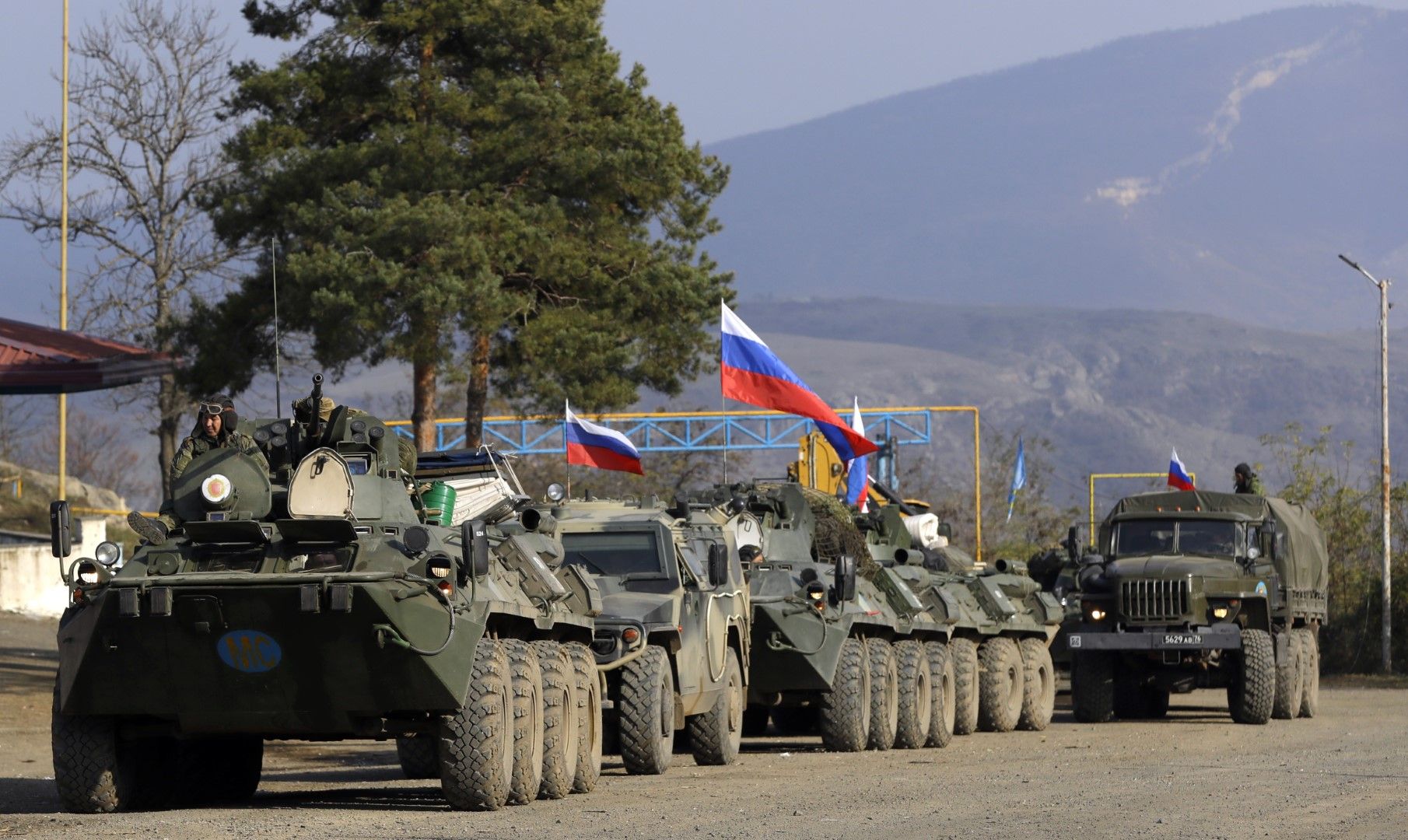 Руски миротворци са разположени в размирния район
