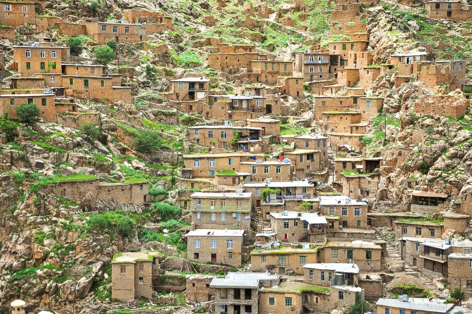 Селището Паланган в Ирански Кюрдистан