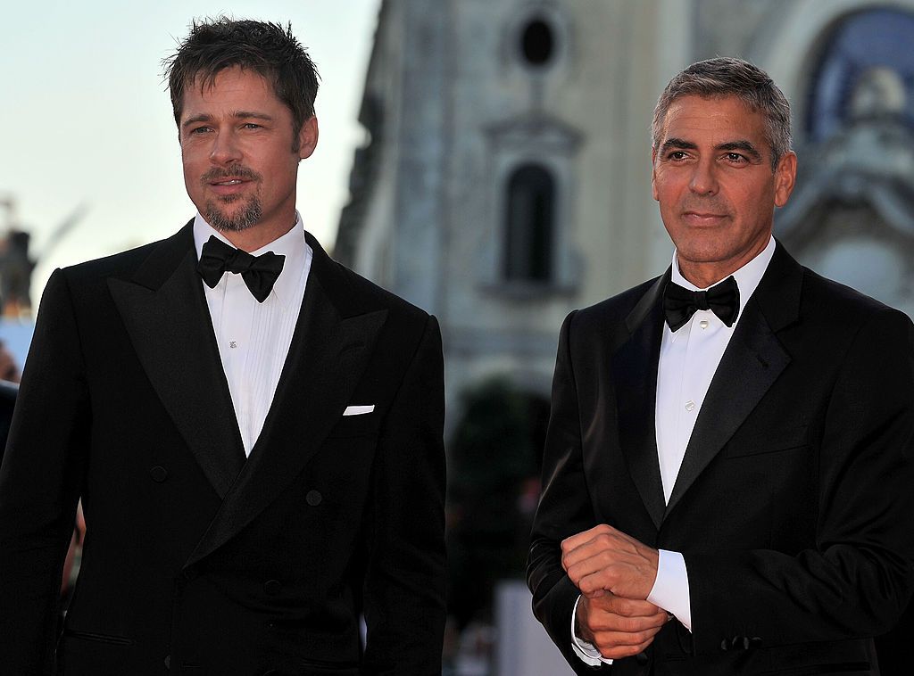 Брад и Джордж Клуни