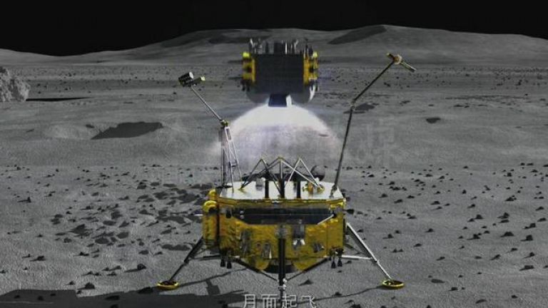 Китайската мисия с проби от Луната се готви за завръщане на Земята