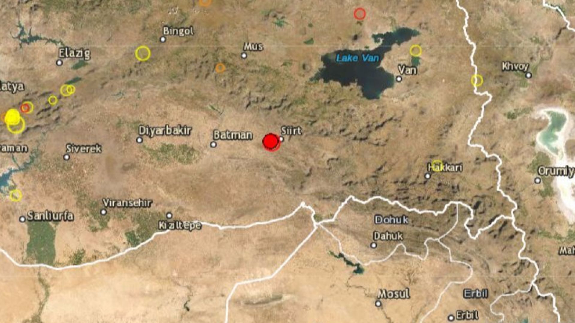 Земетресение от 5 по Рихтер в Турция