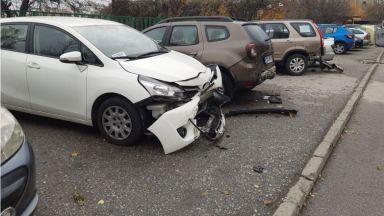 Отново пиян шофьор помля паркирани автомобили в Пловдив соъбщи bTV