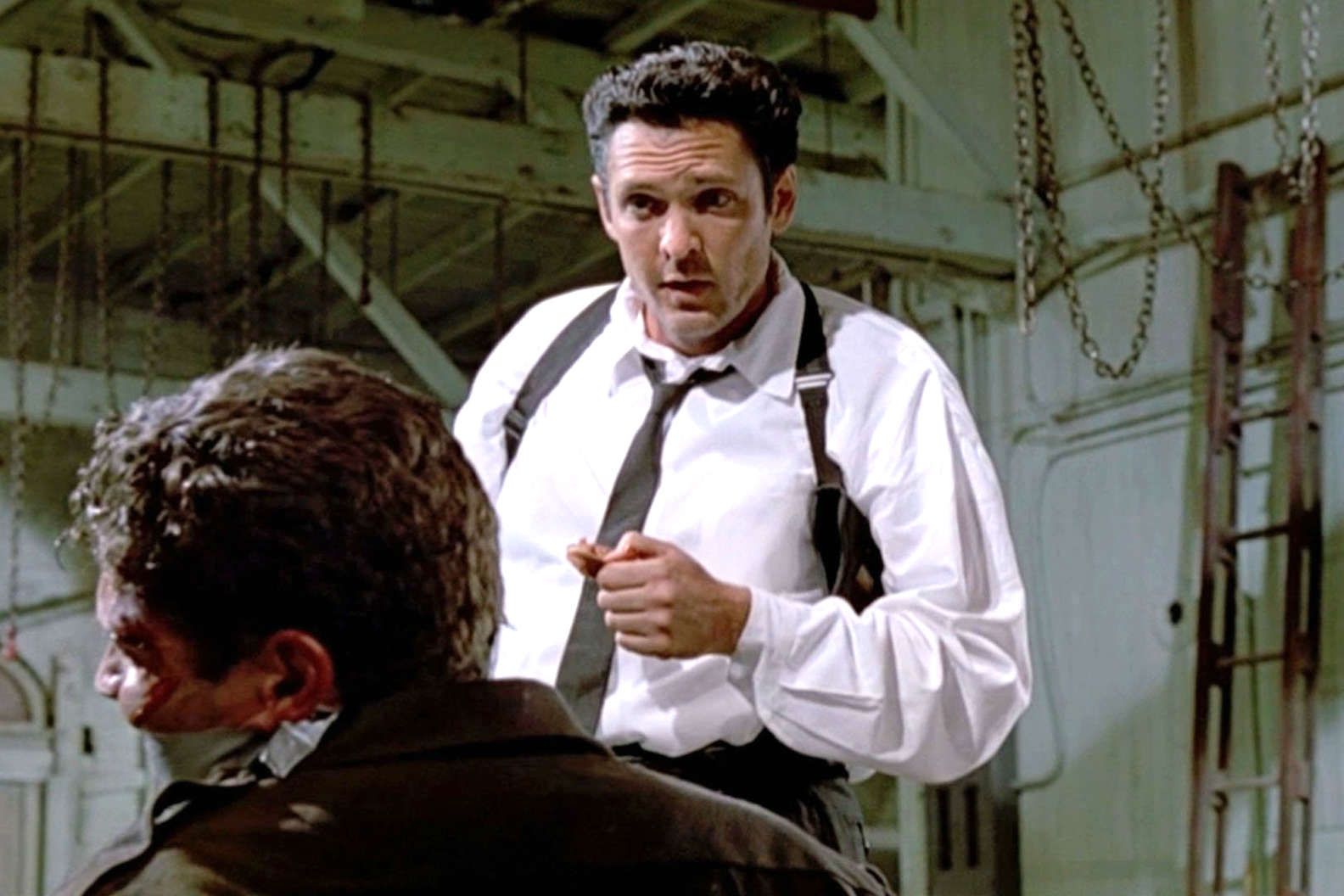 Майкъл в емблематичен кадър от