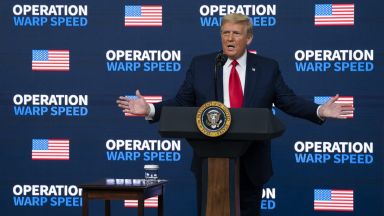 Президентът на САЩ Доналд Тръмп вчера се обърна към Върховния