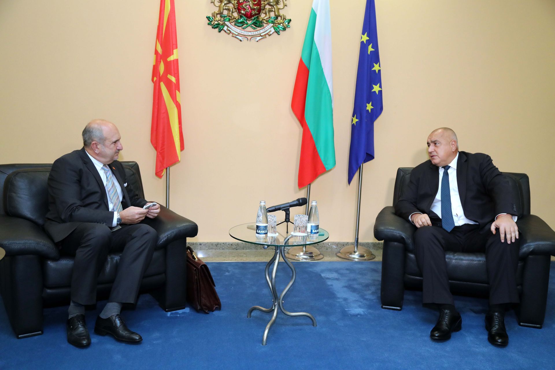 Министър-председателят Бойко Борисов се срещна със специалния пратеник на правителството на Република Северна Македония за България Владо Бучковски