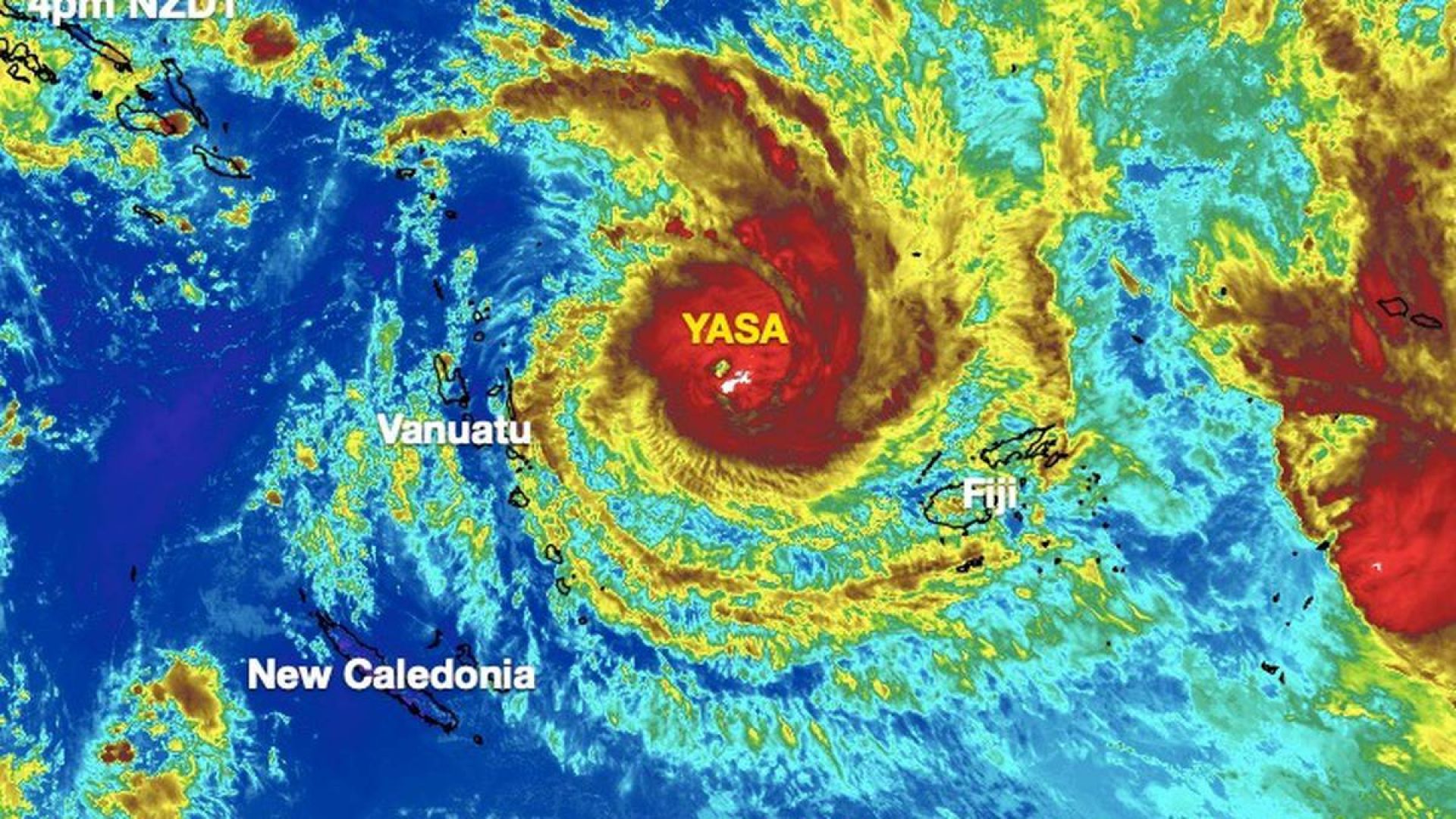 Тропическите циклони в Тихия океан се "преследват" един друг