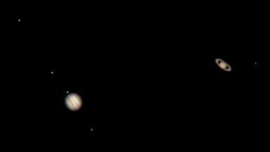 Как видяхме Витлеемската звезда или сближаването на Юпитер и Сатурн (снимки)