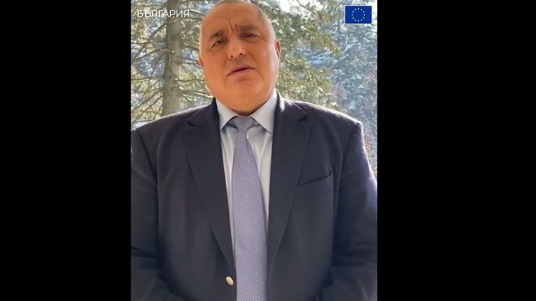 Премиерът Бойко Борисов участва в общо видеопослание към европейците заедно