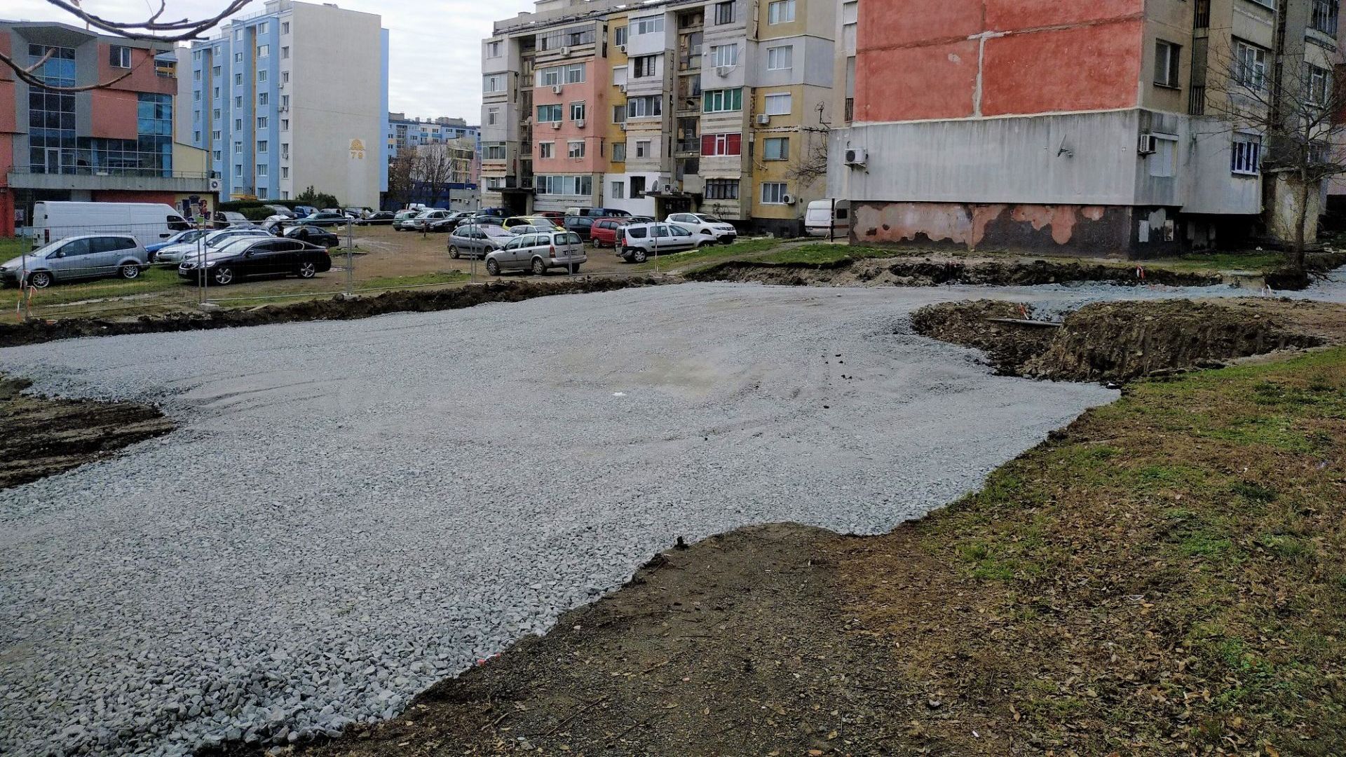 В бургаския квартал "Меден рудник" правят паркинг за 100 коли