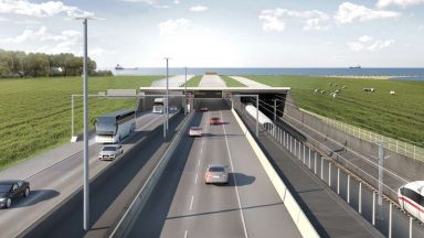 Датският министър на транспорта Бени Енгелбрехт даде старт на строежа