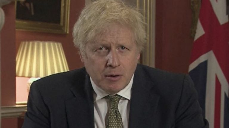 Британският премиер Борис Джонсън обяви, че в Англия се въвежда