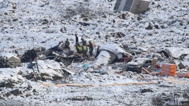 Малко куче беше открито живо в развалините на свлачището което