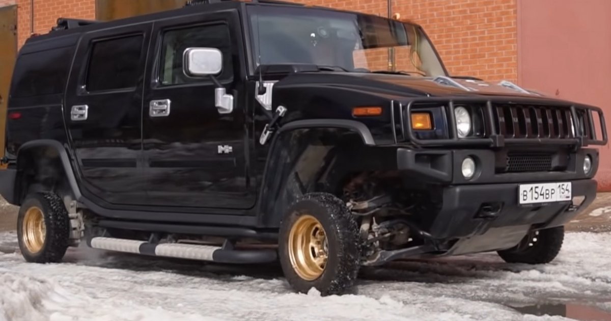 Как изглежда Hummer с гуми от стара Лада