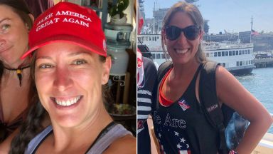 35 годишната Ашли Бабит ветеран от ВВС е жената застреляна и